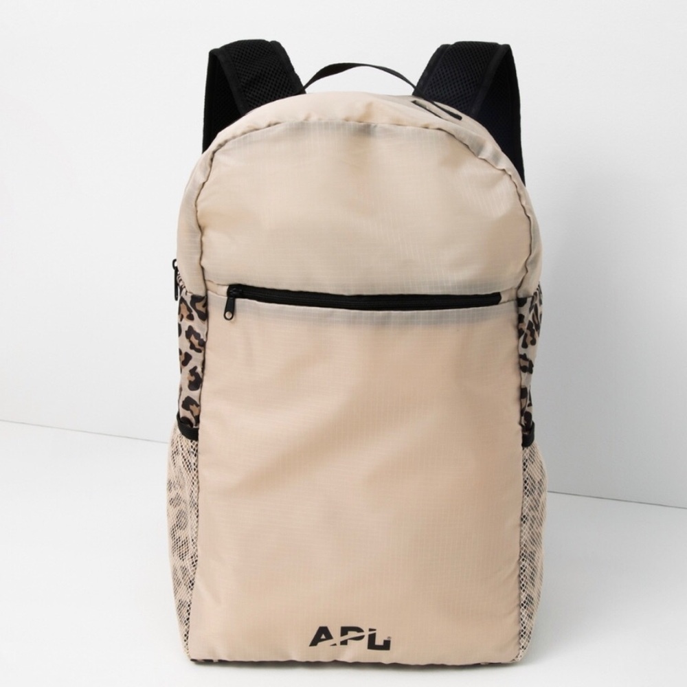 APL - Packable backpack - leopard print
